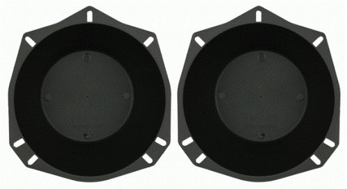 Metra 81-4300 Universal Speaker Baffles 5 1/4 6 1/2, User with 5 1/4 inch or 6 1/2 inch speakers, Can be cut to provide better bass response, UPC 086429060450 (814300 8143-00 81-4300)