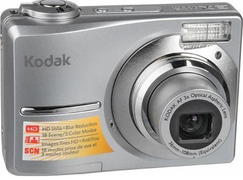 Kodak 8100208 EasyShare C913 Digital Camera, Silver, 9.2 MP for stunning prints up to 30  40 in. (76  102 cm), 3X optical zoom lens, 2.4 in. (6.1 cm) indoor/outdoor color display, 480  240 (115k pixels), HD picture capture, Blur reduction mode, Multiple scene and color modes (810-0208 8100-208 C-913 C 913)