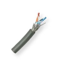 BELDEN81020601000, Model 8102, 24 AWG, 2-Pair, Low Capacitance, Computer EIA RS-232/422 Cable; Chrome; 24 AWG stranded Tinned copper conductors; Datalene insulation; Twisted pairs; Overall Beldfoil and Tinned copper braid shield; 24 AWG stranded tinned copper drain wire; PVC jacket; UPC 612825194750 (BELDEN81020601000 TRANSMISSION CONNECTIVITY PLUG WIRE) 