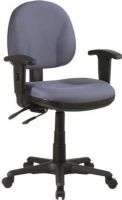 Office Star 8180 Ergonomic Task Chair, Built in Lumbar Support, Pneumatic Seat Height Adjustment, Back Height Adjustment, 18.75"W x 18.25"D x 2.5"T Seat Size, 18.75"W x 15.5"H x 2.25"T Back Size, Height and Width Adjustable Armrests (81-80 81 80) 