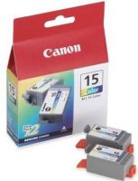 Canon 8191A003 model BCI-15CLR i70 i80 Color Ink Tank (2 Pack), For use with Canon i80 & i70 portable photo printers, Inkjet Print Technology, Non-refillable Refillable, New Genuine Original OEM Canon Brand, UPC 013803020892 (8191A-003 8191A 003 8191-A003 8191 A003 BCI 15CLR BCI15CLR) 