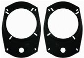 Metra 82-6901 Universal Spkr Adpt 6X9 to 5 1/4 - 6 1/2 - Pair, Allows the installation of a 5 1/4 inch or 6 1/2 inch speakers and a separate 3/4 inch to 2 inch tweeter in a 6 inch x 9 inch speaker location, Pair, UPC 086429084661 (826901 8269-01 82-6901) 