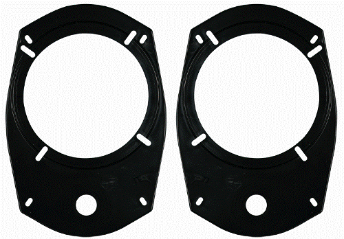 Metra 82-6901 Universal Spkr Adpt 6X9 to 5 1/4 - 6 1/2 - Pair, Allows the installation of a 5 1/4 inch or 6 1/2 inch speakers and a separate 3/4 inch to 2 inch tweeter in a 6 inch x 9 inch speaker location, Pair, UPC 086429084661 (826901 8269-01 82-6901)