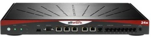 Allworx 8200030 Model 24x Small Business Phone System & Network Server, Supports up to 100 users and 100 system extensions, Authorized users can change call routes over the internet via My Allworx Manager, Receive SMS text message alerts on your cellphone when voicemail is left at the office (820-0030 8200-030 ALLWORX24X ALLWORX-24X)