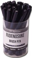 Tombow 82035D Fudenosuke Brush Pen Display; udenosuke Hard Tip Brush Pen features a firm yet flexible brush tip for different lettering and drawing techniques; Create extra-fine, fine or medium strokes by a change in brush pressure; Great for calligraphy and art drawings; Barrels are made of recycled polypropylene plastic; Contains 20 pens; UPC 085014820356 (TOMBOW82035D TOMBOW 820356D 820356 D 820356-D) 