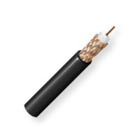BELDEN82130101000, Model 8213, 14 AWG, RG11, Analog Video Coax Cable; Black; 14 AWG solid 0.064-Inch Bare copper conductor; Gas-injected foam HDPE insulation; Bare copper braid shield; Polyethylene jacket; UPC 612825357599 (BELDEN82130101000 TRANSMISSION CONNECTIVITY PLUG WIRE) 