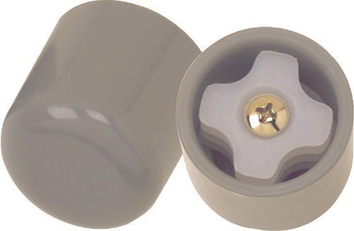 Drive Medical 10107 Walker Glide Caps, 1 Pair, Replaces rubber tip, Easy to install, Ideal for both indoor and outdoor use, Allows walker to glide easily and smoothly over most surfaces, Dimensions 4.25