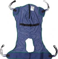 Drive Medical 13221M Full Body Patient Lift Sling, Mesh With Commode Cutout, Medium; Polyester Primary Product Material; Medium Product Size; Mesh Design; 4 or 6 Cradle Points; 4 Sling Points; Optional Chain/Strap Not Required; 600 lbs Weight Capacity; Strong and Durable; Aids in transferring users from a bed to a wheelchair, toilet or shower chair or from the floor to a bed; UPC 822383103594 (DRIVEMEDICAL13221M DRIVE MEDICAL 13221M FULL BODY SLING MEDIUM) 