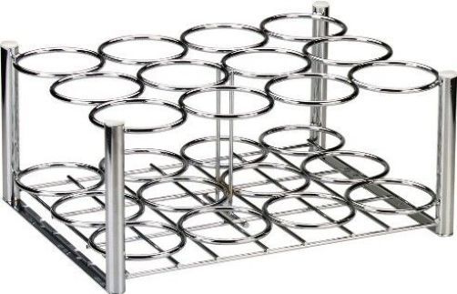 Drive Medical 18113 Steel Oxygen Cylinder Rack, M6 Cylinders Only, 12 Cylinders, For M6 oxygen cylinders, Chrome plated finish, alloy carbon steel, UPC 822383109152 (18113 DRIVEMEDICAL18113 DRIVEMEDICAL 18113 DRIVEMEDICAL-18113)
