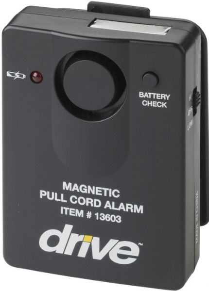 Drive Medical 13603 Tamper Proof Magnetic Pull Cord Alarm, Cord adjusts from 28