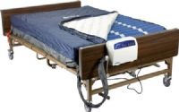 Drive Medical 14060 Med Aire Bariatric Heavy Duty Low Air Loss Mattress Replacement System, Compressor Pump Type, Fluid Resistant Stretch Cover Material, Nylon and PU Primary Product Material, 12 LPM Pump Airflow, Visual/Audible Pump Alarms, 110 VAC, 60 Hz Pump Power, 10, 15, 20, 25 Minutes Pump Cycle Time, 1000 lbs Product Weight Capacity, CPR valve allows for rapid deflation, UPC 822383118277, Blue Finish (14060 DRIVEMEDICAL14060 DRIVEMEDICAL-14060 DRIVEMEDICAL 14060) 