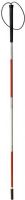 Drive Medical 10352-1 Folding Blind Cane With Wrist Strap; High quality four section aluminum construction; Shaft covered with white and red reflective tape for night visibility; Cane length 45.75"; Comes standard with wrist strap and reinforced nylon tip; Not made with natural rubber latex; Dimensions 13.7" x 1.5" x 3.5"; Weight 0.72 lbs; UPC 822383126746 (DRIVEMEDICAL103521 DRIVE MEDICAL 10352-1 FOLDING BLIND CANE WRIST STRAP) 