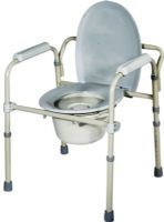 Drive Medical 11148-1 Steel Folding Bedside Commode, 15" Seat Depth, 13.5" Seat Width, 18" Width Between Arms, 22.5" Outside Legs Width, 16.6"-22.5" Seat to Floor Height, 350 lbs Product Weight Capacity, Easily opens and folds, Plastic arms for added comfort, Durable plastic snap on seat and lid, Folds flat for convenient storage and transportation, UPC 822383135052 (11148-1 11148 1 111481 DRIVEMEDCICAL 11148 1 DRIVEMEDCICAL-11148-1 DRIVEMEDCICAL111481) 