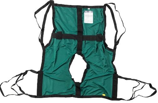 Drive Medical 13254s One Piece Sling with Positioning Strap, with Commode Cutout, Polyester Primary Product Material, Small Product Size, 4 or 6 Cradle Points, Solid Design, 4 Sling Points, Strong and Durable, 600 lbs Weight Capacity, Optional Chain / Strap Not Required, UPC 822383138671, Green Primary Product Color (13254S 13254S 13254S DRIVEMEDICAL13254S DRIVEMEDICAL-13254-S DRIVEMEDICAL 13254 S)