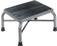 Drive Medical 13037-1SV Heavy Duty Bariatric Footstool With Non Skid Rubber Platform; Attractive, easy to maintain silver vein finish; Non-skid ribbed rubber platform; Constructed of durable 1 steel tubing with cross brace for extra strength; Dimensions 9" x 13.25" x 17"; Weight 8 lbs; UPC 822383141978 (DRIVEMEDICAL130371SV DRIVE MEDICAL 13037-1SV HEAVY DUTY BARIATRIC FOOTSTOOL NON SKID RUBBER PLATFORM) 