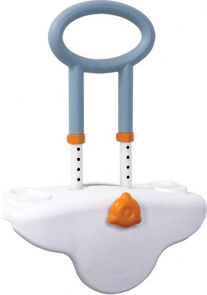 Drive Medical MG12050SC Michael Graves Clamp On Height Adjustable Tub Rail with Soft Cover Soap, Patented, Parallel to tub, Fits tubs 3