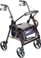 Drive Medical 795bk Duet Dual Function Transport Wheelchair Walker Rollator, Black, 8" Casters, 13" Seat Depth, 13.5" Seat Width, 4 Number of Wheels, 37" Max Handle Height, 31.5" Min Handle Height, 21" Seat to Floor Height, 35" Back of Chair Height, 300 lbs Product Weight Capacity, Black Primary Product Color, Comfortable padded seat, UPC 822383213491 (795BK 795 BK 795-BK DRIVEMEDICAL795BK DRIVEMEDICAL-795-BK DRIVEMEDICAL 795 BK) 