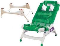 Drive Medical OT 2010 Medium Otter Pediatric Bathing System with Tub Stand, 13" Seat Depth, 14.5" Seat Width, 25" Back of Chair Height, 2"-7" Seat to Floor Height, 120 lbs Product Weight Capacity, 32" - 50" Recommended User Height, Backrest Reclines to 90, 112.5, 135, 157.5, and 180 deg, Plastic frame, Folds flat for easy storage, UPC 822383220888, Green Primary Product Color, Medium Product Size (OT2010 OT-2010 OT 2010 DRIVEMEDICALOT2010 DRIVEMEDICAL-OT-2010 DRIVEMEDICAL OT 2010) 