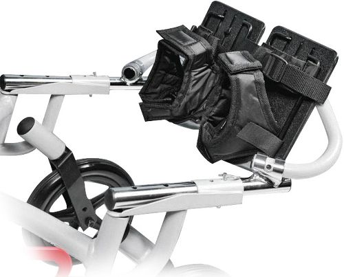 Drive Medical TR 8028 Wenzelite Trotter Mobility Rehab Stroller Foot and Ankle Positioner, 1 Pair, Foot and ankle straps, Easy installation, For use with Trotter Mobility Chair, Provides adjustable support and positioning, Black Finish, UPC 822383223964 (TR 8028 TR8028 TR-8028 DRIVEMEDICALTR8027)
