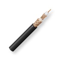 BELDEN8233010500, Model 8233, 14 AWG, RG11, Video Triax Cable; Black Color; 14 AWG solid 0.064-Inch Bare copper conductor; Gas-injected foam HDPE insulation; Bare copper double shields; Polyethylene jacket; UPC 612825358053 (BELDEN8233010500 TRANSMISSION CONNECTIVITY IMAGE WIRE) 