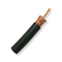 BELDEN82370101000, Model 8237, RG8, 13 AWG, 50 Ohm Coax Cable; Black; CMH-Rated; 13 AWG stranded 0.085-Inch Bare copper conductor; Polyethylene insulation; Bare copper braid shield; PVC jacket; UPC 612825196709 (BELDEN82370101000 TRANSMISSION CONNECTIVITY CONDUCTIVITY WIRE) 