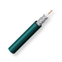 BELDEN82810051000, Model 8281, 20 AWG, RG59, Precision Video Coax Cable; Dark Green Color; 20 AWG solid 0.031-Inch Bare copper conductor; Polyethylene insulation; Tinned copper double braid shield; Polyethylene jacket; UPC 612825355830 (BELDEN82810051000 TRANSMISSION CONNECTIVITY IMAGE WIRE)  