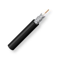BELDEN82810101000, Model 8281, 20 AWG, RG59, Precision Video Coax Cable; Black Color; 20 AWG solid 0.031-Inch Bare copper conductor; Polyethylene insulation; Tinned copper double braid shield; Polyethylene jacket; UPC 612825358091 (BELDEN82810101000 TRANSMISSION CONNECTIVITY IMAGE WIRE) 