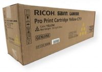 Ricoh 828186 Yellow Toner Cartridge for use with Aficio Pro C651EX, Pro C751 and Pro C751EX Printers, Up to 48500 standard page yield @ 5% coverage, New Genuine Original OEM Ricoh Brand (82-8186 828-186 8281-86)  