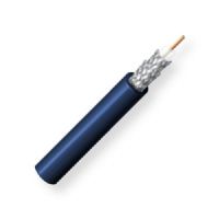 BELDEN8281FG7X1000, Model 8281F, 22 AWG, RG59, Precision Video Coax Cable; Blue, Matte; RG-59/U, 22 AWG stranded 0.031-Inch bare compacted copper conductor; Polyethylene insulation; Tinned copper double braid shield; PVC jacket; UPC 612825357988 (BELDEN8281FG7X1000 TRANSMISSION IMAGE CONNECTIVITY WIRE) 