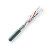 BELDEN82842877500, Model 82842, 24 AWG, 2-Pair, Plenum-Rated, Computer EIA RS-485 Cable; Natural; 24 AWG stranded Tinned copper conductors; Foam FEP insulation; Twisted pairs; Overall Beldfoil and Tinned copper braid shield; 24 AWG stranded tinned copper drain wire; Flamarrest jacket; UPC 612825198208 (BELDEN82842877500 PLUG WIRE TRANSMITION POWER) 