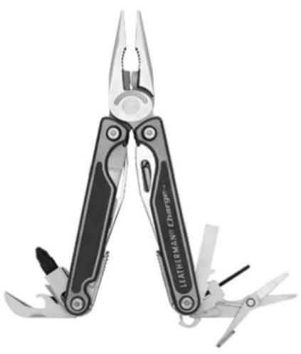 Leatherman 830005 Multi Tool Charge Ti With Nylon Sheath, Titanium Handles, Needlenose Pliers, Regular Pliers, Wire Cutters, Hard-Wire Cutters, 154 CM Clip-Point Knife (830005 830-005 8300-05 CHARGETI)