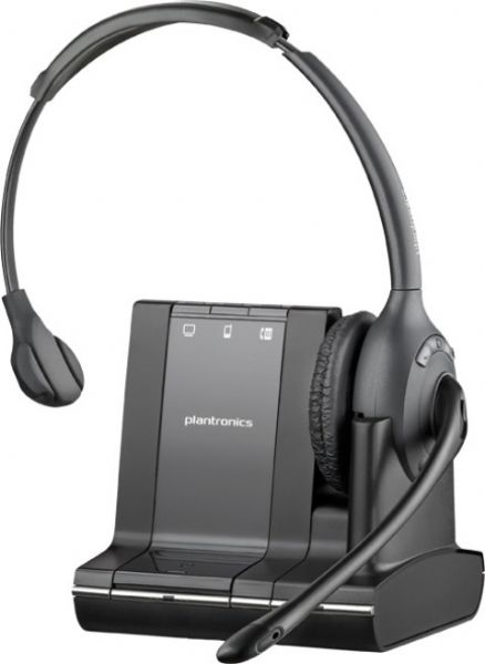 Plantronics 83543-11 model Savi W730 - Headset - Over-the-ear, Headphone - monaural, Over-the-ear Headphones Form Factor, Wireless - DECT 6.0 Connectivity Technology, Mono Sound Output Mode, Boom Microphone Type, 350 ft Transmission Range, PC multimedia, corded phone, cellular phone Recommended Use, Power adapter + charging stand - external, Headset battery - rechargeable, Up To 6 hours Run Time, UPC 017229134188 (8354311 83543-11 83543 11  Savi W730  Savi-W730  Savi W730)