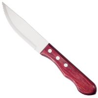 Walco 840529R Big Red Jumbo Handle Steak Knife, 5 Inch Heavy Duty Stainless Steel Blade, Pointed Tip, 3 Rivets Polywood Handle from Brazil, Price per Dozen, Case Pack 1 Dozen, Sold by the Case (840529-R 840529 840-529 840 529) 