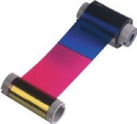 Fargo 84061 Panel YMCKF Ribbon For use with HDP5000 Card Printer, Up to 250 images, Contain yellow (Y), magenta (M), cyan (C) and resin black (K) and fluorescent panel based ink (F), UPC 754563840619 (84-061 840-61) 