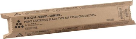 Ricoh 841280 Black Toner Cartridge for use with Aficio MP C2030, MP C2050 and MP C2550 Printers; Up to 10000 standard page yield @ 5% coverage; New Genuine Original OEM Ricoh Brand, UPC 708562001359 (84-1280 841-280 8412-80) 