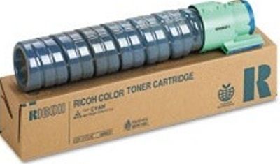 Ricoh 841287 Standard Yield Cyan Toner Cartridge for use with Ricoh Aficio MPC4000 and MPC5000 Photocopiers, 17000 page yield at 5% coverage, New Genuine Original OEM Ricoh Brand (841-287 841 287)
