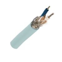 BELDEN8412P009500, Model 8412P, 20 AWG, 2-Conductor, Plenum-Rated, Microphone Cable; White; 20 AWG, 2 stranded high-conductivity Tinned Copper conductors; FEP Teflon insulation; TC braid shield; FEP Teflon jacket; UPC 612825397175 (BELDEN8412P009500 DEVICE SOUND VOLUME WIRE) 