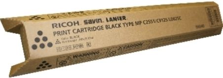 Ricoh 841586 Black Toner Cartridge for use with Aficio MP C2051 and MP C2551 Printers; Up to 10000 standard page yield @ 5% coverage; New Genuine Original OEM Ricoh Brand, UPC 708562007740 (84-1586 841-586 8415-86) 