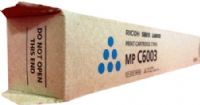 Ricoh 841852 Cyan Toner Cartridge for use with Aficio MP C4503, MP C5503 and MP C6003 Printers; Up to 22500 standard page yield @ 5% coverage; New Genuine Original OEM Ricoh Brand, UPC 708562025775 (84-1852 841-852 8418-52)  