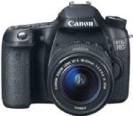 Canon 8469B009 EOS 70D; The Next Generation in Live View AF; Sophisticated Wireless System; Amazing Capture and Processing Power; The Speed You Need; Type:, CMOS Sensor; Pixels:, Effective pixels: Approx. 20.2 Megapixels, Total pixels: Approx. 20.9 Megapixels; Pixel Unit:, 4.1 µm square; Total Pixels:, Approx. 19.0 megapixels; Aspect Ratio:, 3:2 (Horizontal: Vertical); Color Filter System:, RGB primary color filters; UPC 013803221619 (8469B009 8469B009 8469B009) 
