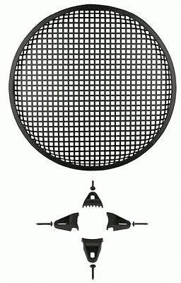 Metra 85-9008 8 Inch Waffle Grille With Hardware Each, Universal Steel Woofer Grilles Sold Separately, UPC 086429004263 (859008 8590-08 85-9008)