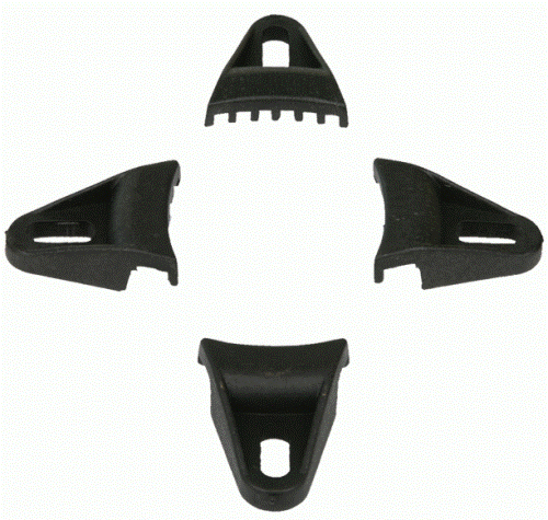 Metra 85-HDW2 Woofer Grille Plastic Clips Package of 4, Includes Nuts and Bolts, UPC 086429004317 (85HDW2 85HDW-2 85-HDW2)