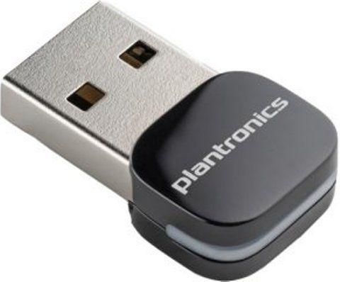 Plantronics 85117-02 model BT300 Bluetooth USB Adapter, Bluetooth 2.0 Bluetooth Standard, 2.40 GHz ISM Maximum Frequency, 33 ft Indoor Antenna Range, 3 Mbps Wireless Transmission Speed, ISM Band, USB Host Interface, Computer Device Supported, For use with Plantronics Voyager PRO UC Bluetooth Headset, UPC 017229134683 (8511702 85117-02 85117 02 BT300 BT-300 BT 300)