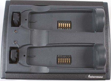 Intermec 852-062-003 Model AC12 Dual Pack Charger For use with IP4 Portable RFID Reader (852062003 852062-003 852-062003 AC-12 AC 12)