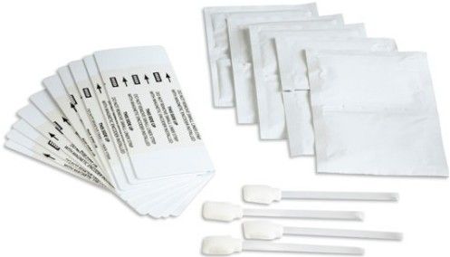Fargo 86177 Cleaning Kit For use with Fargo DTC1000, DTC4000 & DTC4500 ID Card Printers, Containing printhead cleaning pens, interior cleaning cards, interior/exterior cleaning pads, card cleaning cartridges and high-volume card cleaning tapes, UPC 754563861775 (86-177 861-77)