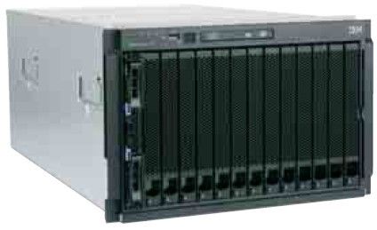 IBM 86773RU BladeCenter E Chassis, 14x High-availability midplane bays (0x blades standard), 1x management module, 8x-24x IDE DVD-ROM, 2x 2000W hot-swap power supply modules, 7U rack drawer, Support for IBMSystem Storage solutions (including DS and Network Attached Storage (NAS) family of products) and many widely adopted non-IBMstorage offerings (8677-3RU 8677 3RU)