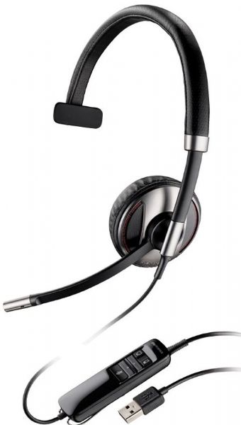 Plantronics 87505-01 Blackwire C710-M Headset, Wired/Wireless Connectivity Technology, Bluetooth Wireless Technology, Mono Sound Mode, 20 Hz Minimum and Maximum Frequency Response, 240 Hour Battery Standby Time, 10 Hour Maximum Battery Run Time, Over-the-head Earpiece Design, Binaural Earpiece Type, 118 dB Earpiece Sensitivity, Noise Cancelling Microphone Technology, Boom Microphone Design, UPC 017229137882 (8750501 87505-01 87505 01 C710M C710-M C710 M)