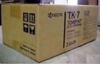 Kyocera 87800702 model TK-7 Toner Refill - Black, Toner refill Consumable Type, Laser Printing Technology, Black Color, Up to 4000 pages Duty Cycle (87 800702 87-800702) 