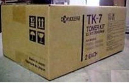 Kyocera 87800702 model TK-7 Toner Refill - Black, Toner refill Consumable Type, Laser Printing Technology, Black Color, Up to 4000 pages Duty Cycle (87 800702 87-800702)