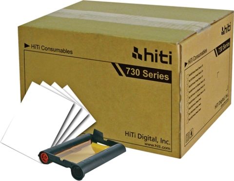 HiTi 87P9301151 Photopaper Pack print ribbon cassette and paper kit, Print ribbon cassette and paper kit Consumable Type, 6 x 8